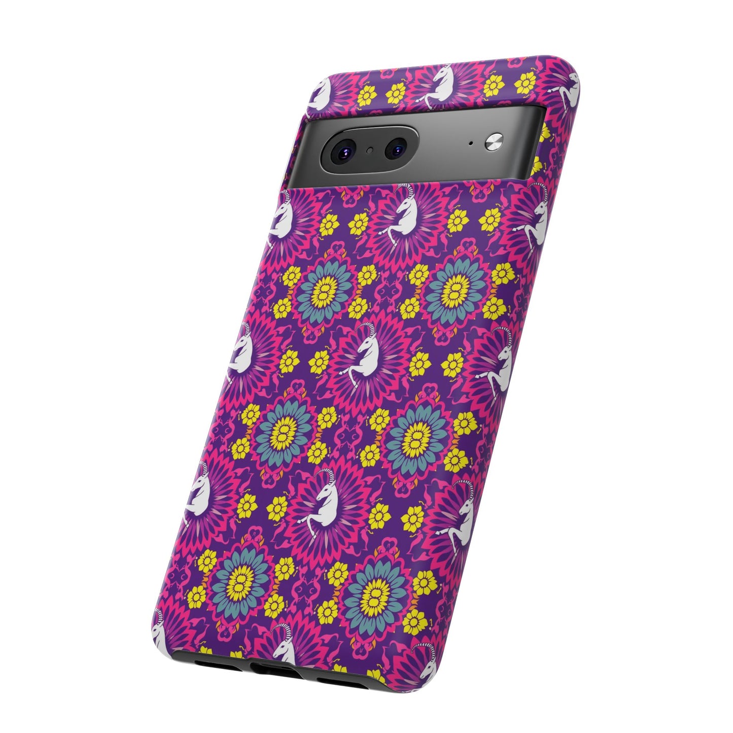 Tough Cases, Capricorn, Zodiac, Flower Pattern