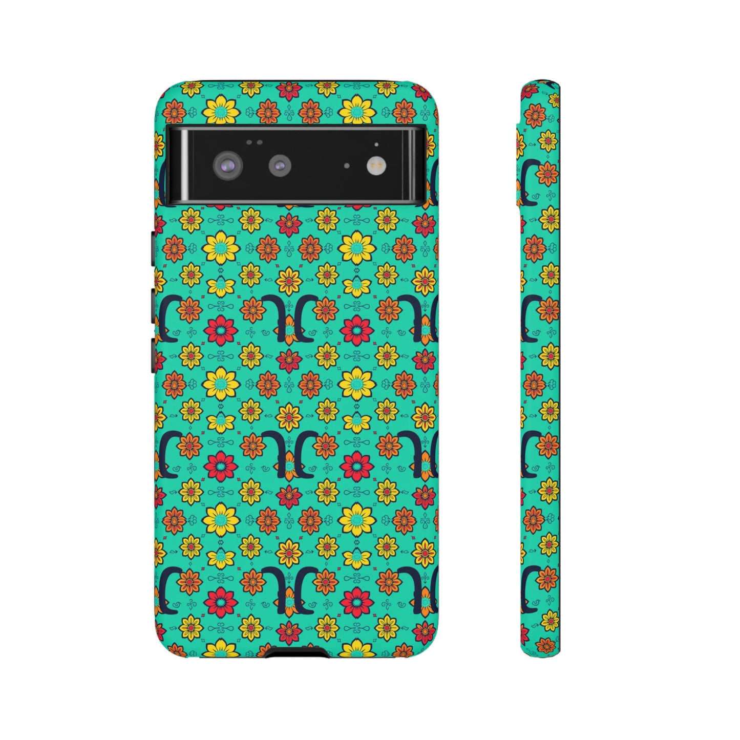 Tough Cases, Aquarius, Zodiac v2, Flower Pattern