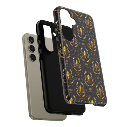 Tough Cases, Scorpio, Zodiac, Metal Pattern
