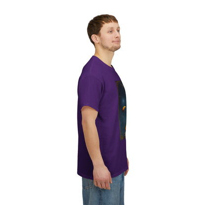 Unisex Heavy Cotton T-Shirt, King of Lions, Leo Zodiac Design