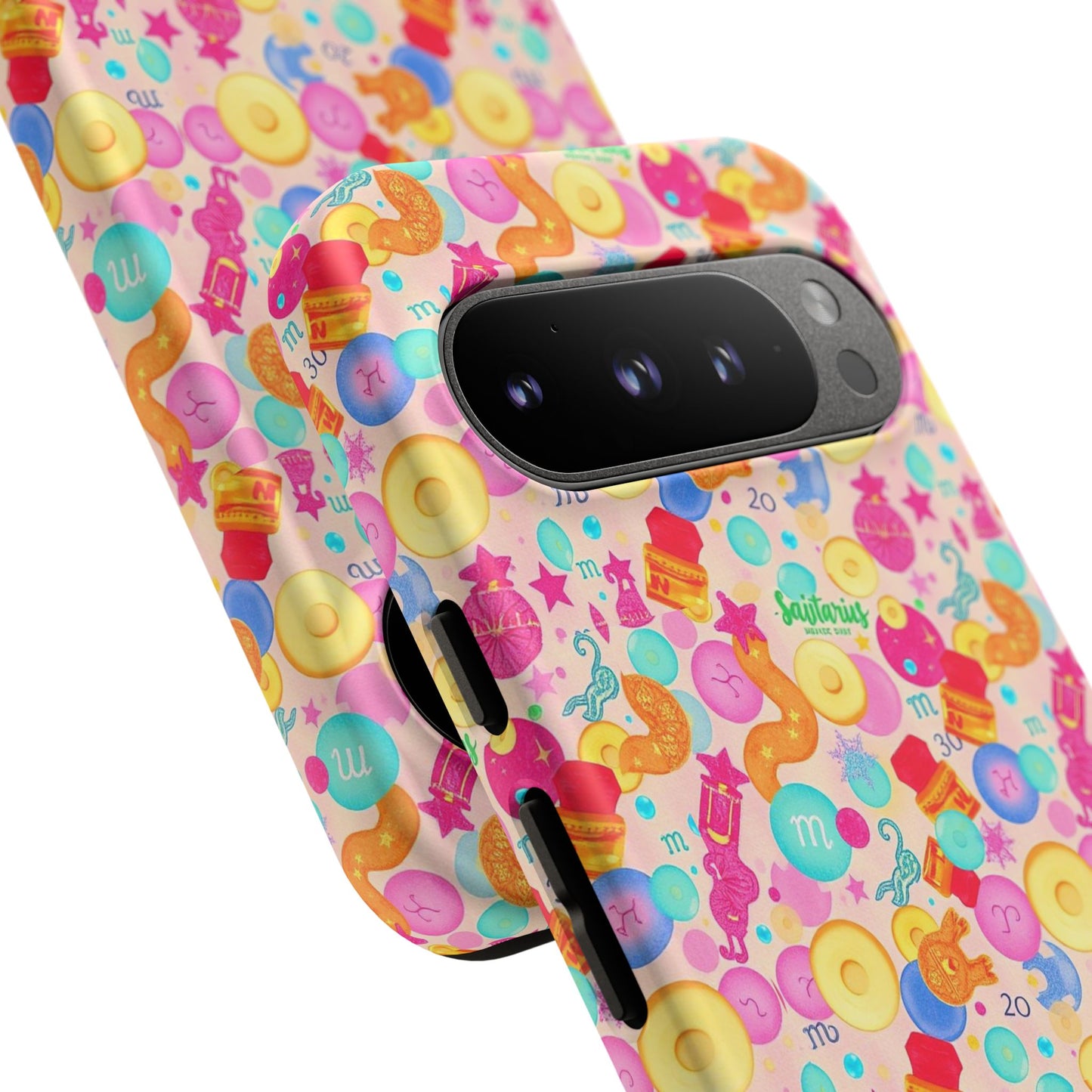 Tough Cases, Sagittarius, Zodiac v2, Bubble Pattern
