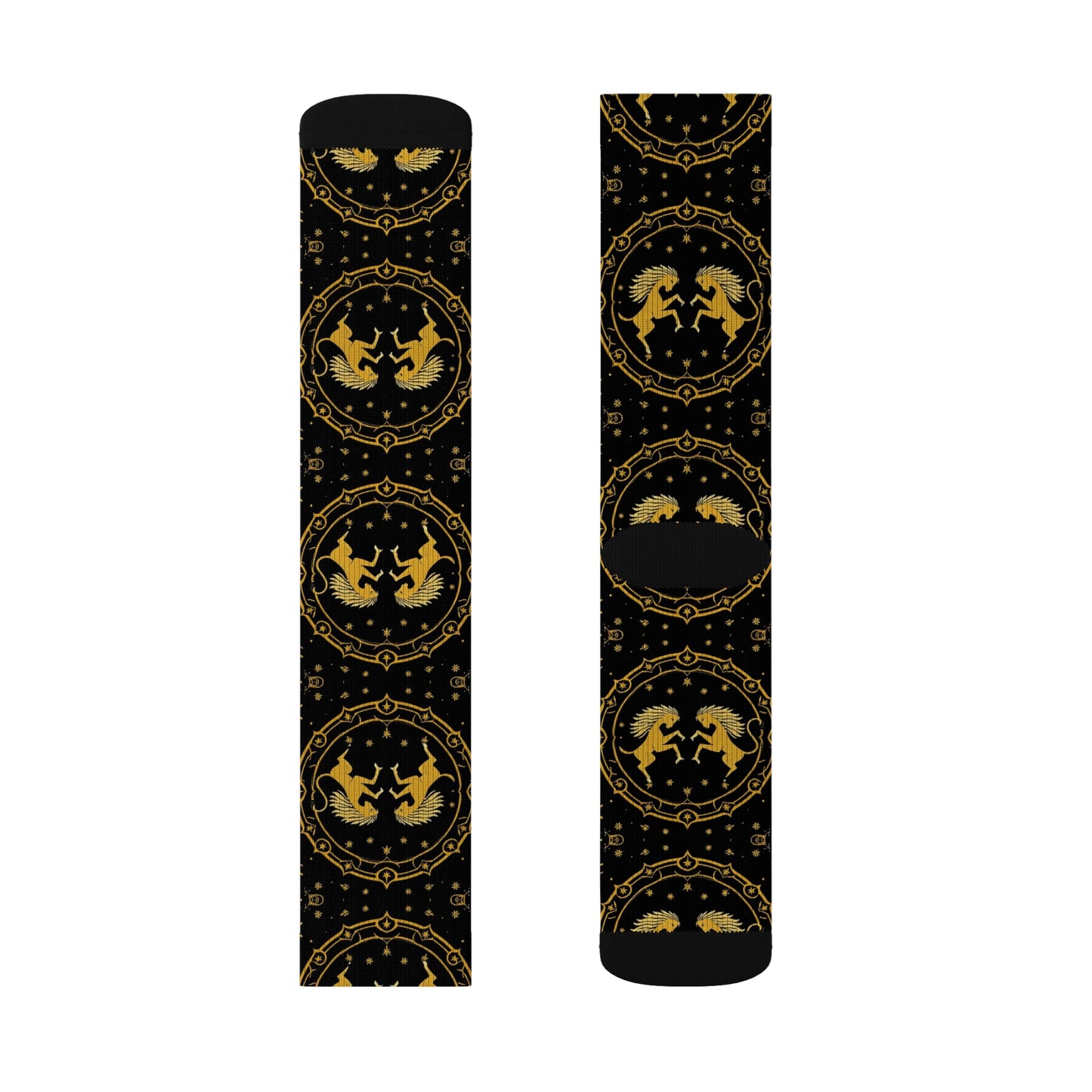 Sublimation Socks, Gemini, Zodiac, Pattern