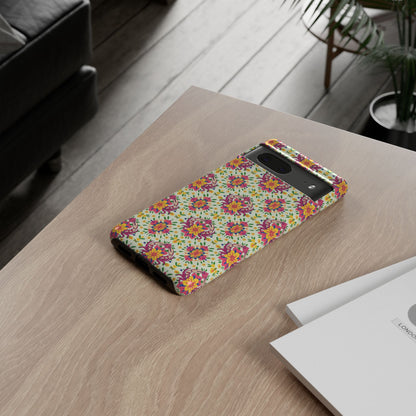 Tough Cases, Cancer, Zodiac v3, Flower Pattern