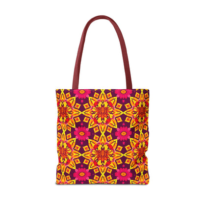 Tote Bag (AOP), Scorpio, Zodiac, Flower Pattern