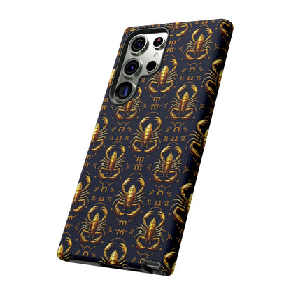 Tough Cases, Scorpio, Zodiac, Metal Pattern
