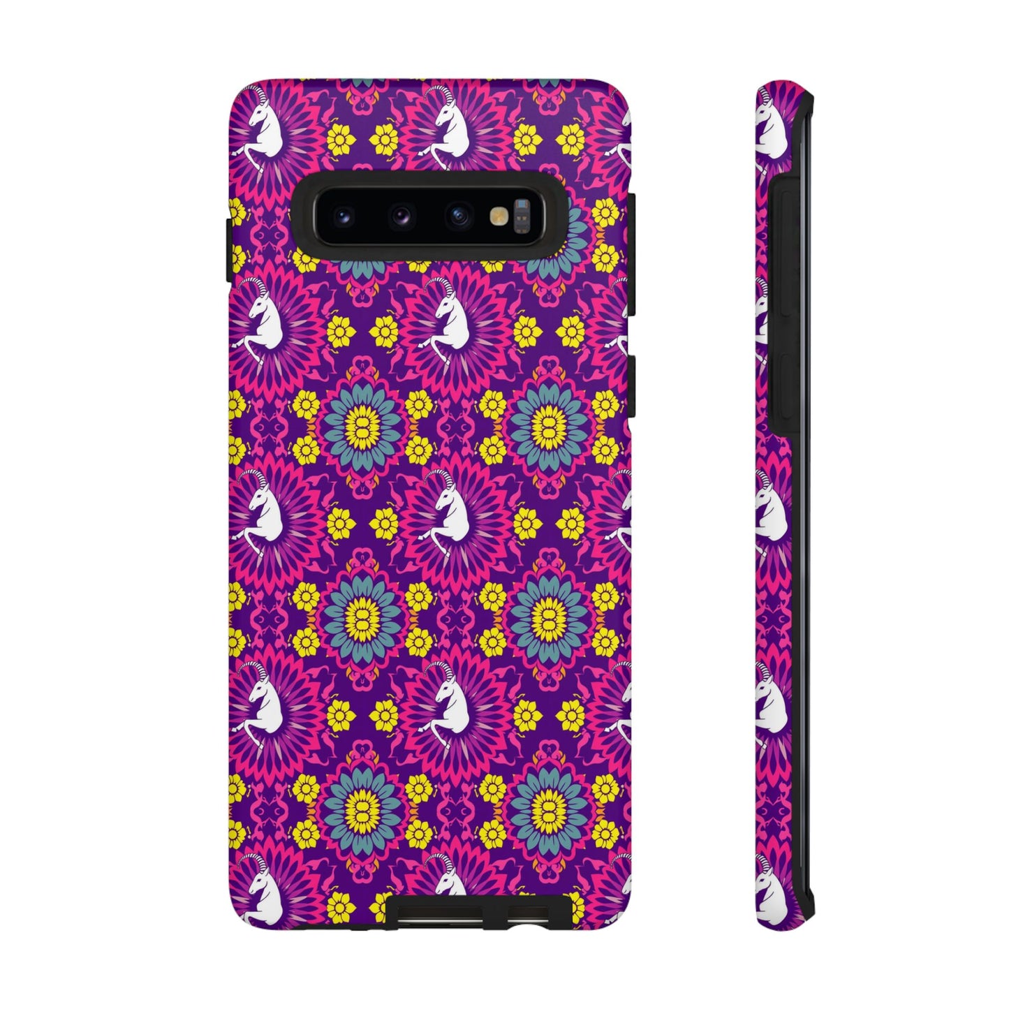 Tough Cases, Capricorn, Zodiac, Flower Pattern