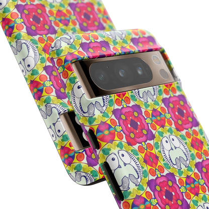 Tough Cases, Pisces, Zodiac v2, Flower Pattern