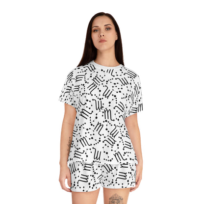 Women's Short Pajama Set Scorpio Zodiac Sign (AOP)