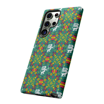 Tough Cases, Sagittarius, Zodiac, Flower Pattern