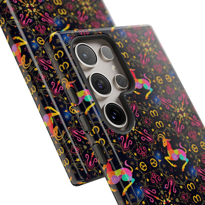 Tough Cases, Capricorn, Zodiac v2, Metal Pattern