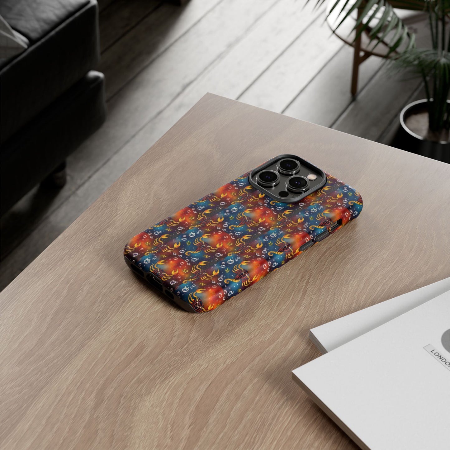 Tough Cases, Scorpio, Zodiac v2, Bubble Pattern
