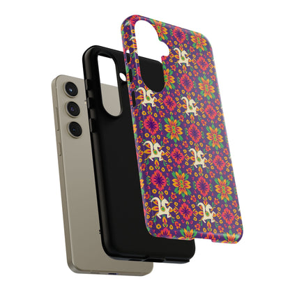Tough Cases, Aquarius, Zodiac v1, Flower Pattern