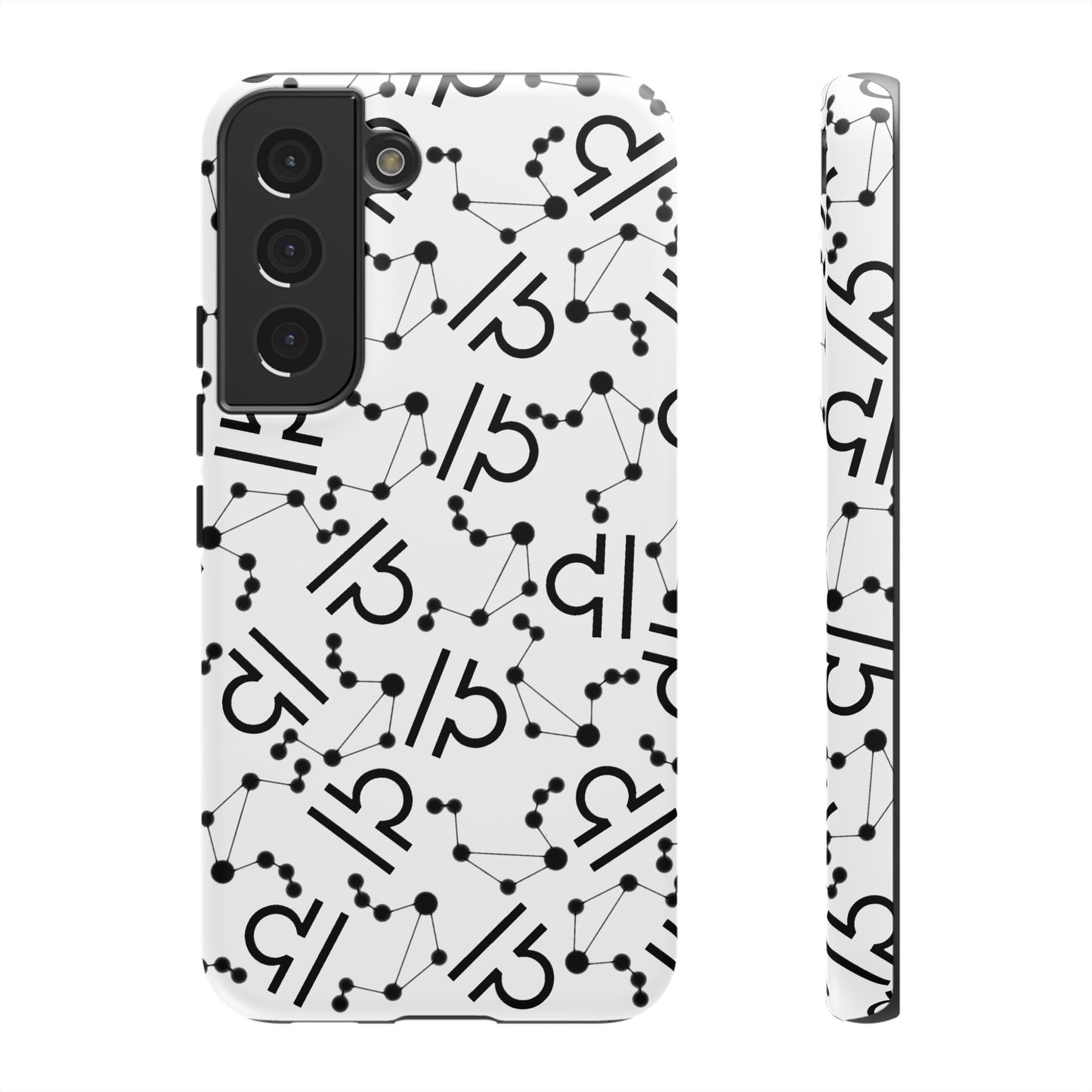 Tough Cases with the Libra Zodiac sign for iPhone, Samsung Galaxy, and Google Pixel devices