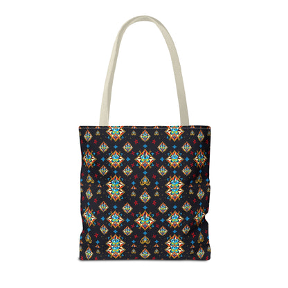 Tote Bag (AOP), Sagittarius, Zodiac v1, Jewel Pattern