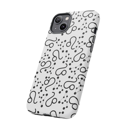 Tough Cases with the Leo Zodiac sign for iPhone, Samsung Galaxy, and Google Pixel devices