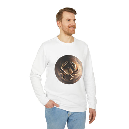 Adidas, Unisex Fleece Crewneck Sweatshirt, Cancer, Planet Animal, Zodiac