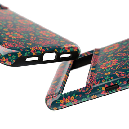 Tough Cases, Cancer, Zodiac v4, Flower Pattern