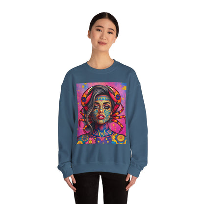 Unisex Heavy Blend™ Crewneck Sweatshirt, Cancer, Zodiac, Sexy Pattern