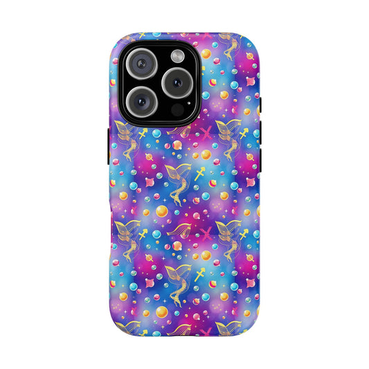 Tough Cases, Sagittarius, Zodiac v3, Bubble Pattern