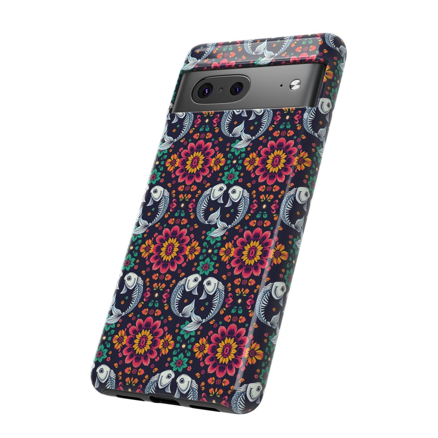Tough Cases, Pisces, Zodiac v4, Flower Pattern