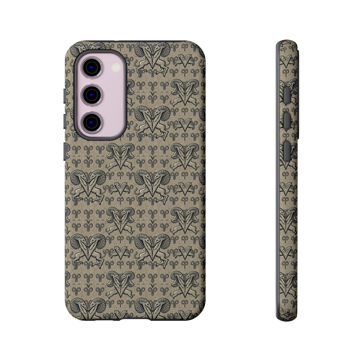 Tough Cases, Aries, Zodiac, Metal Pattern