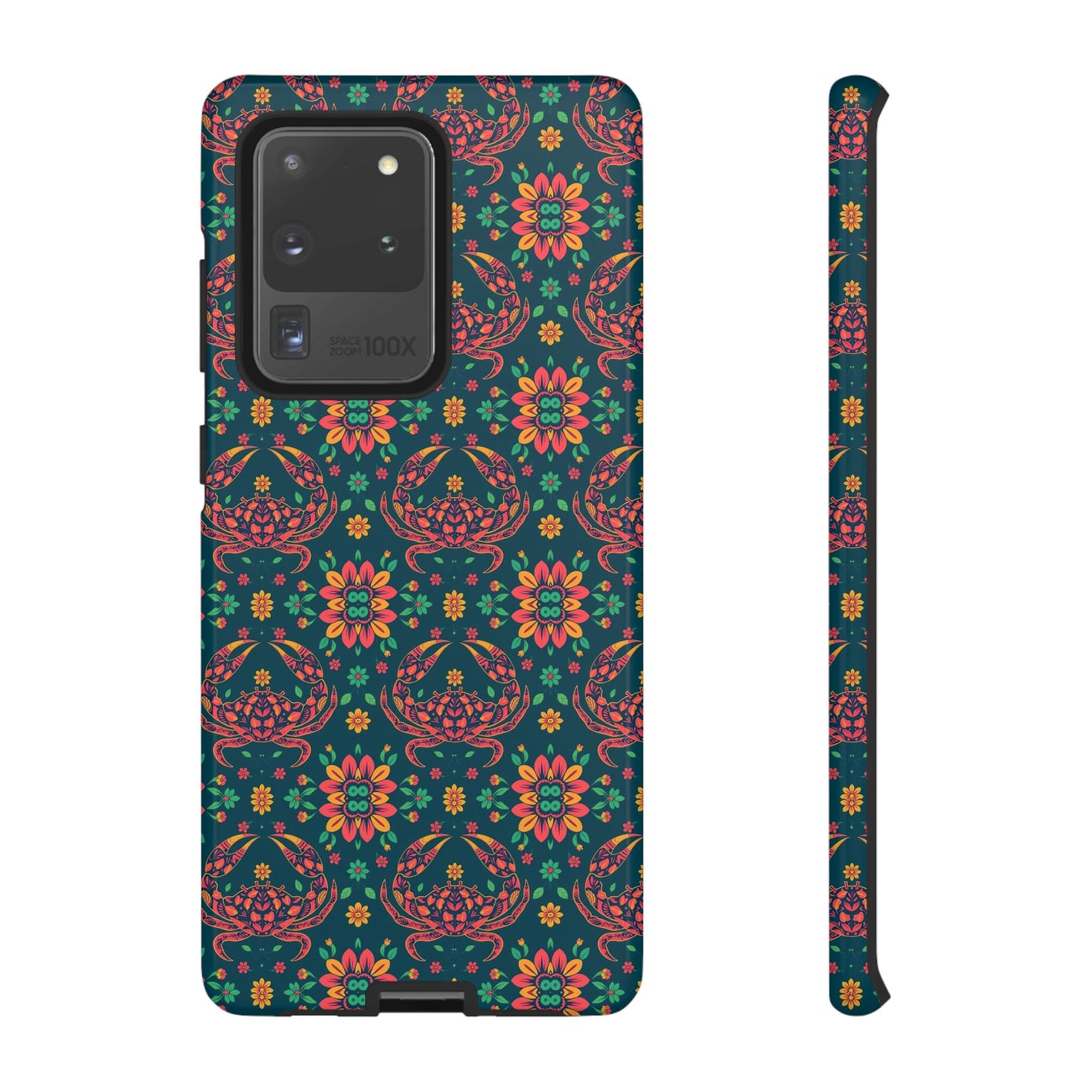 Tough Cases, Cancer, Zodiac v4, Flower Pattern