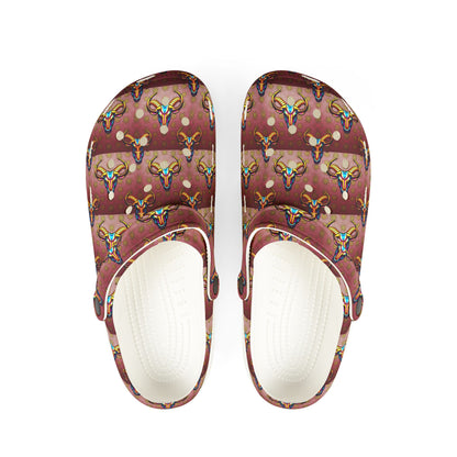 EVA Foam Rubber Shoes, (AOP), Taurus, Zodiac, Pattern