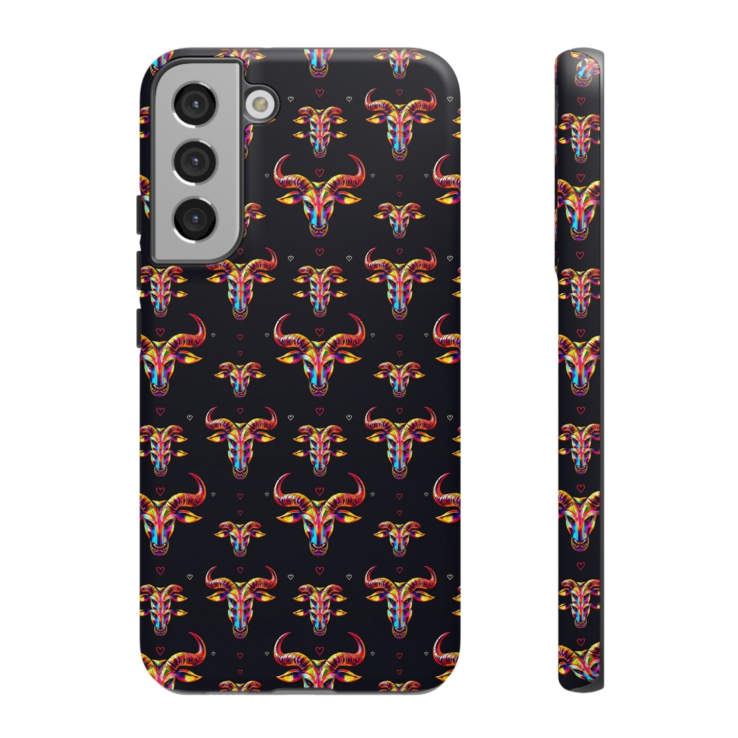 Tough Cases, Taurus, Zodiac, Metal Pattern
