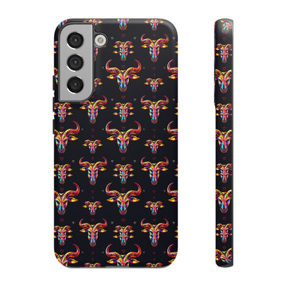 Tough Cases, Taurus, Zodiac, Metal Pattern