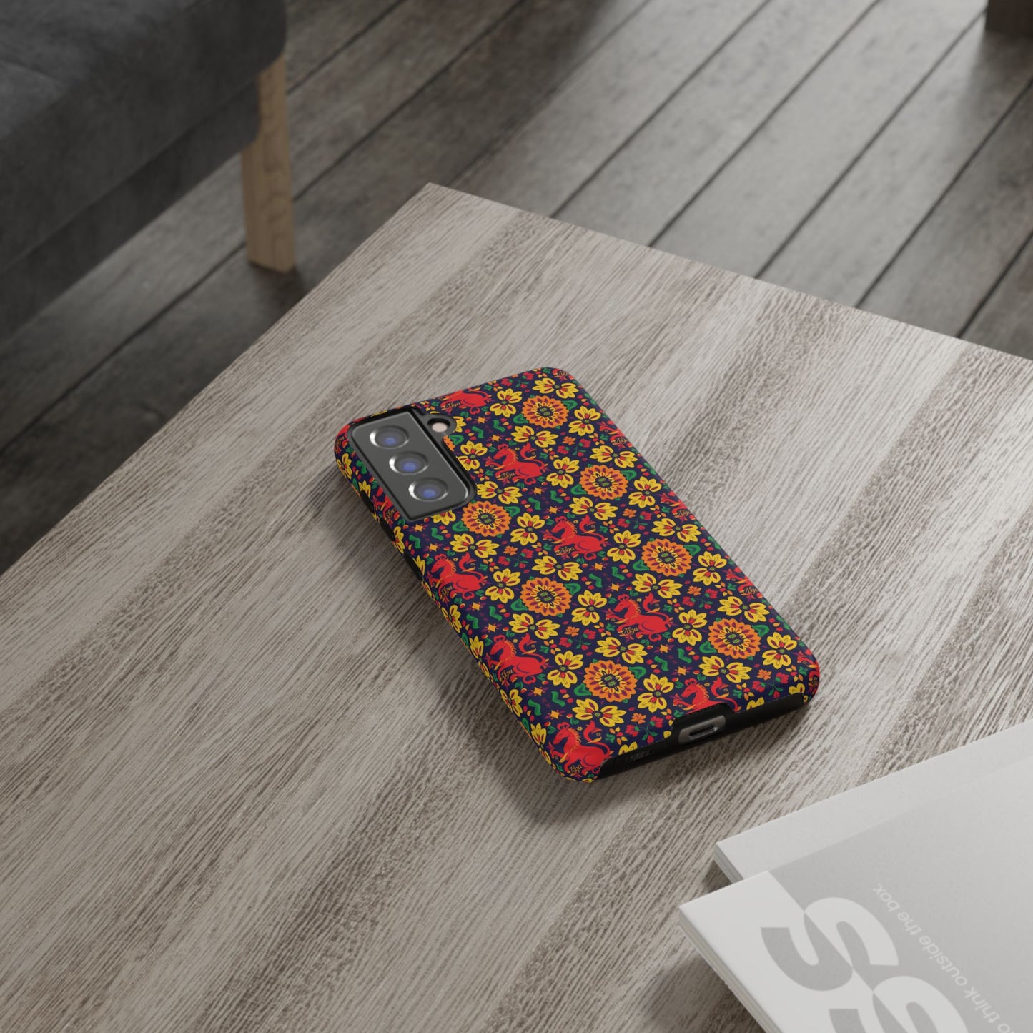 Tough Cases, Virgo, Zodiac v2, Flower Pattern