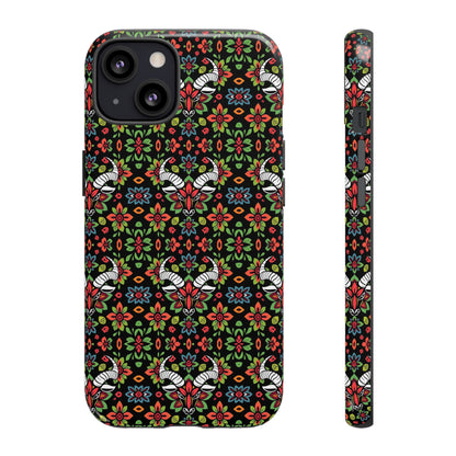 Tough Cases, Taurus, Zodiac v2, Flower Pattern