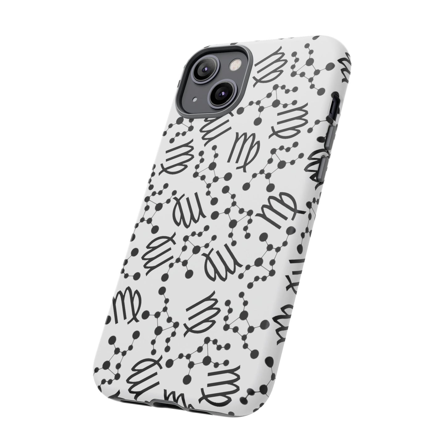 Tough Cases with the Virgo Zodiac sign for iPhone, Samsung Galaxy, and Google Pixel devices
