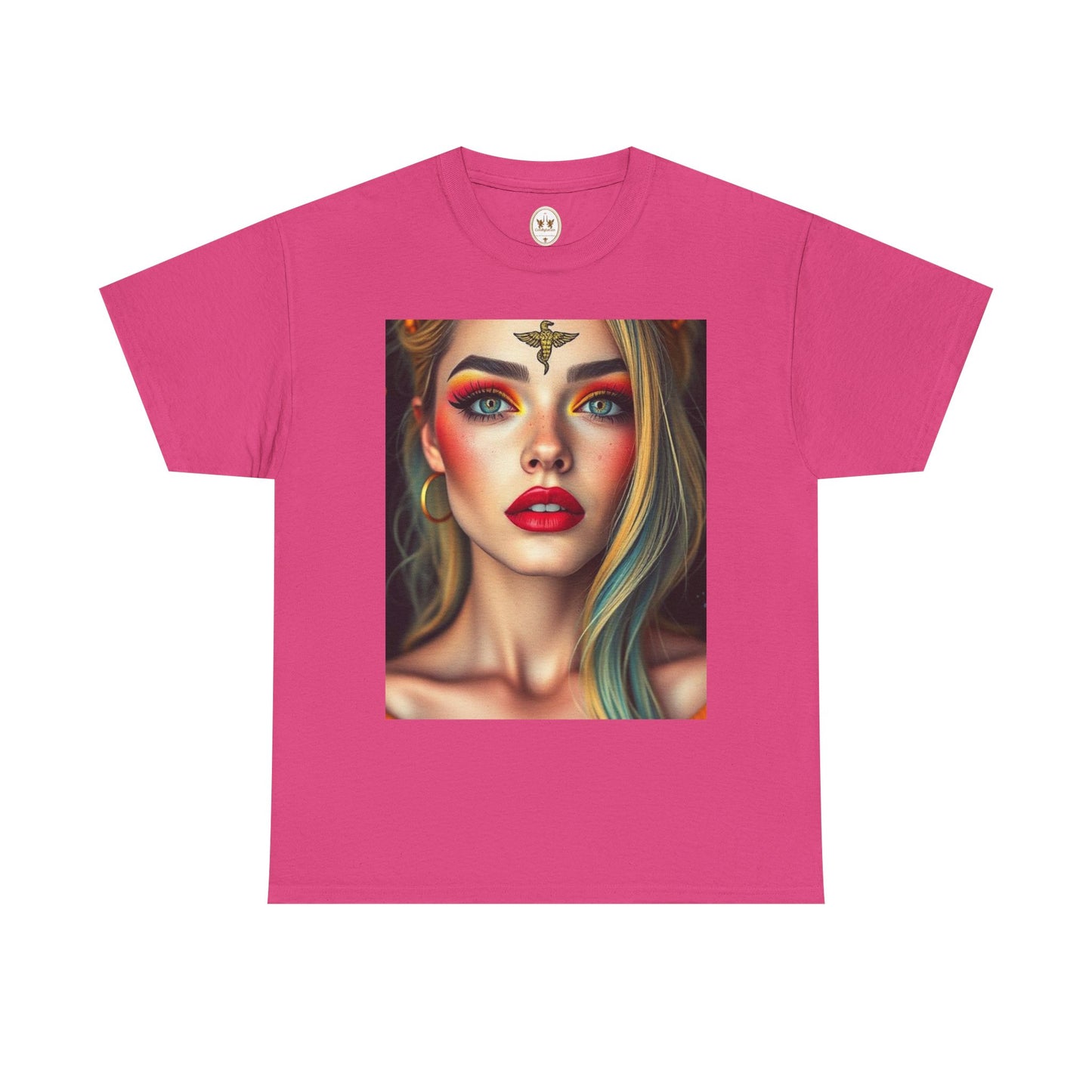 Unisex Heavy Cotton T-Shirt, Virgo, Zodiac, Sexy Art