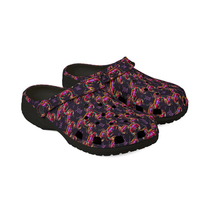 EVA Foam Rubber Shoes, (AOP), Cancer, Zodiac v4, Pattern