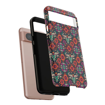 Tough Cases, Taurus, Zodiac v4, Flower Pattern