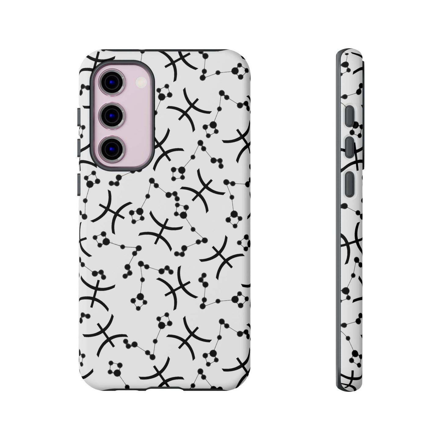 Tough Cases with the Pisces Zodiac sign for iPhone, Samsung Galaxy, and Google Pixel devices