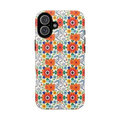 Tough Cases, Virgo, Zodiac v4, Flower Pattern