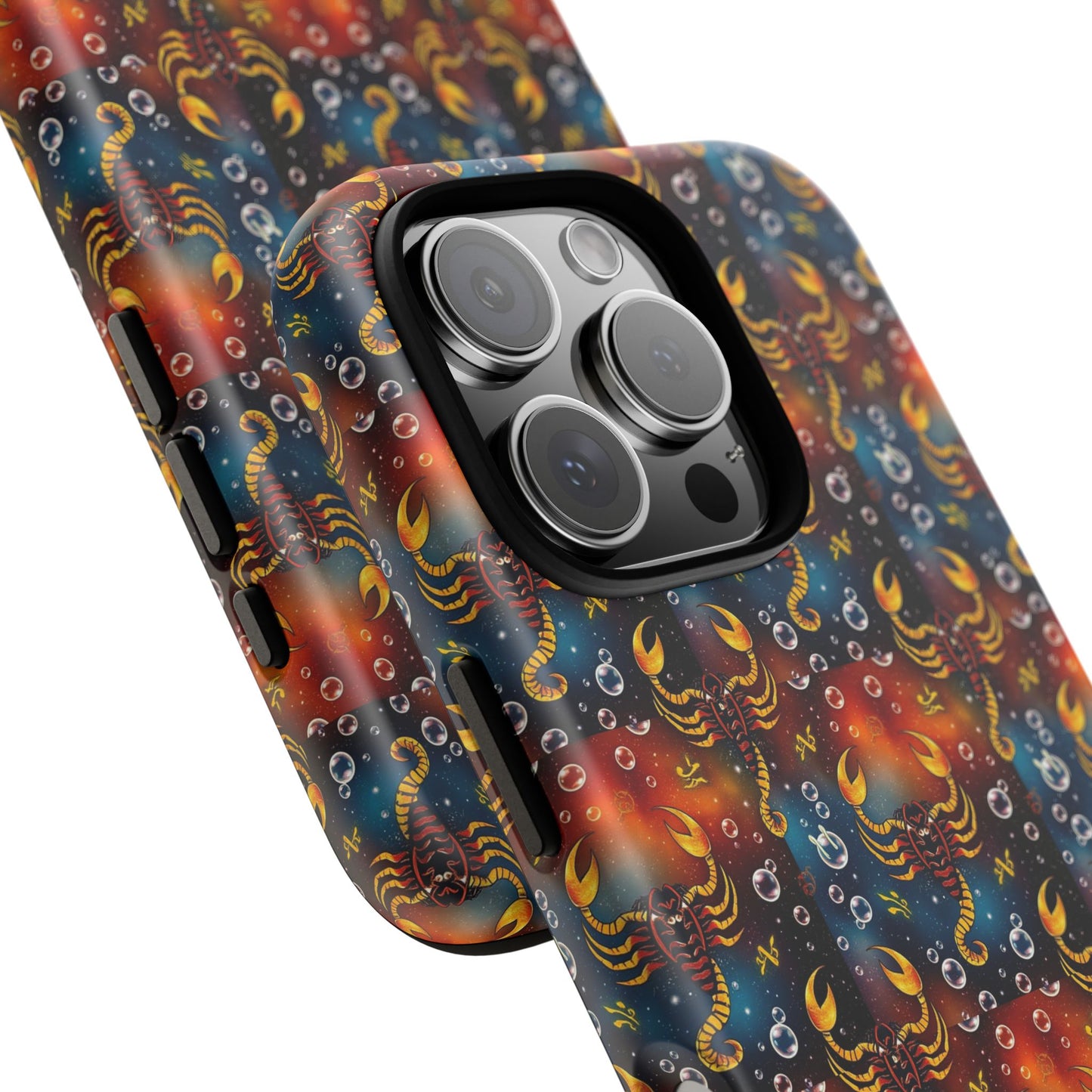 Tough Cases, Scorpio, Zodiac v2, Bubble Pattern