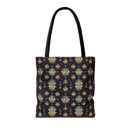Tote Bag (AOP), Sagittarius, Zodiac v1, Jewel Pattern