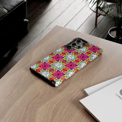 Tough Cases, Pisces, Zodiac v2, Flower Pattern