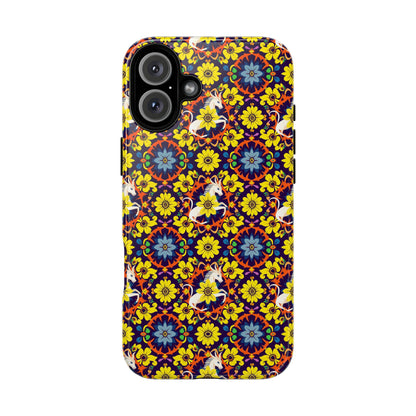 Tough Cases, Aquarius, Zodiac v3, Flower Pattern