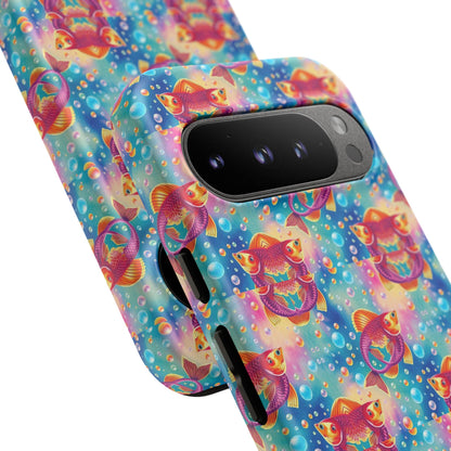 Tough Cases, Pisces, Zodiac v1, Bubble Pattern