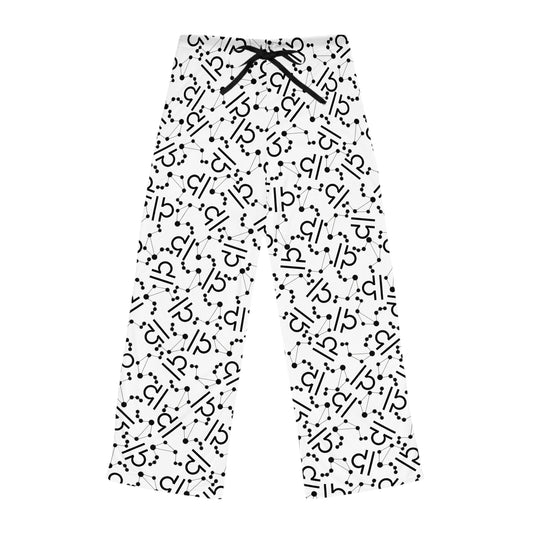 Women's Zodiac Pajama Pants (AOP) Libra Zodiac Sign