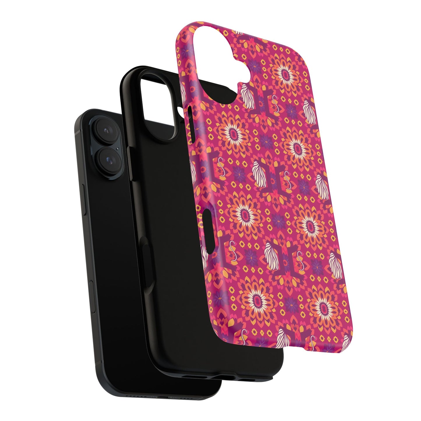Tough Cases, Gemini, Zodiac v1, Flower Pattern