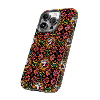 Tough Cases, Sagittarius, Zodiac v2, Flower Pattern