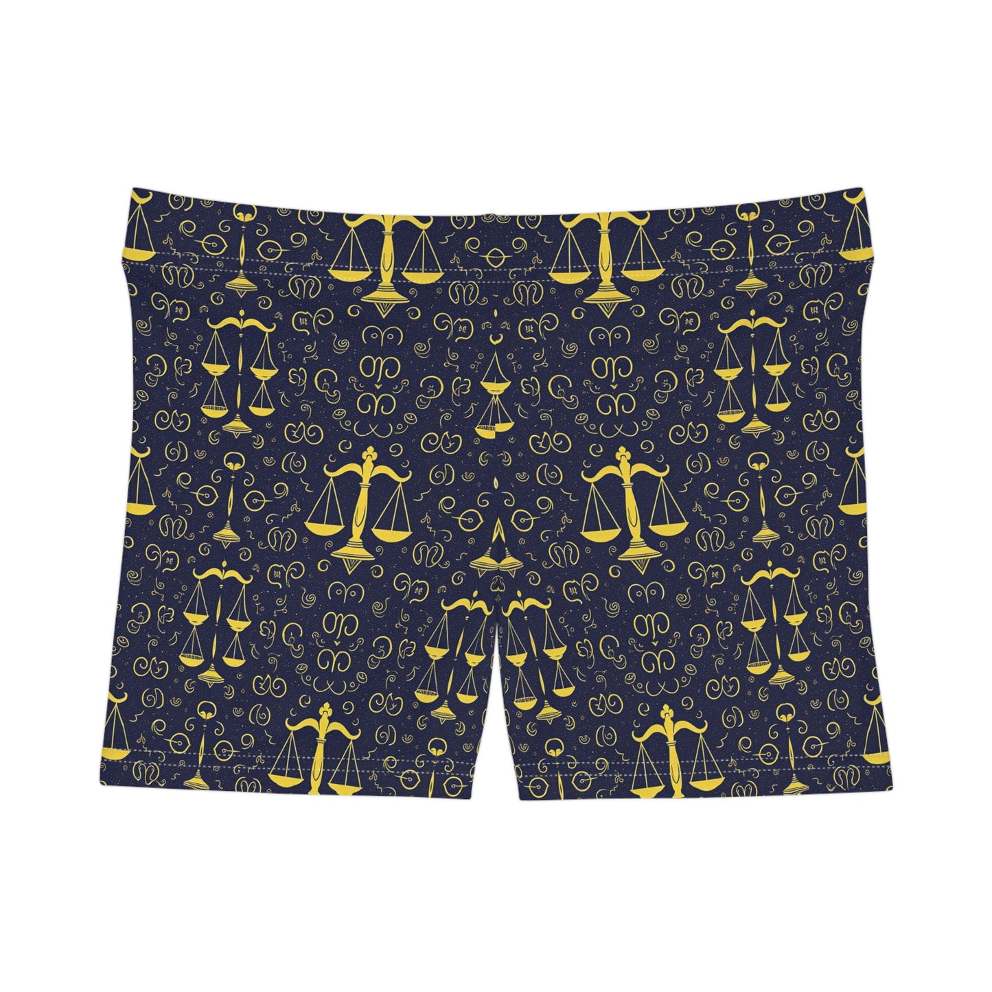 Women's Shorts, AOP, Libra, Zodiac, Pattern