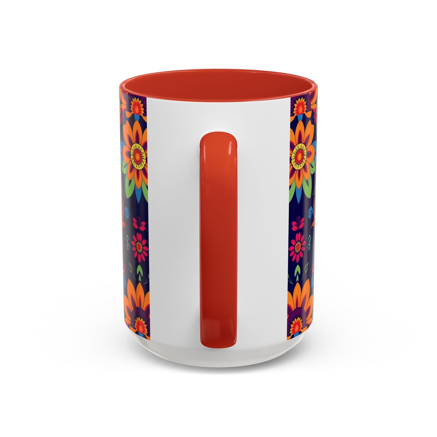 Accent Coffee Mug, Cancer, Zodiac, Flower Pattern, (11, 15oz)