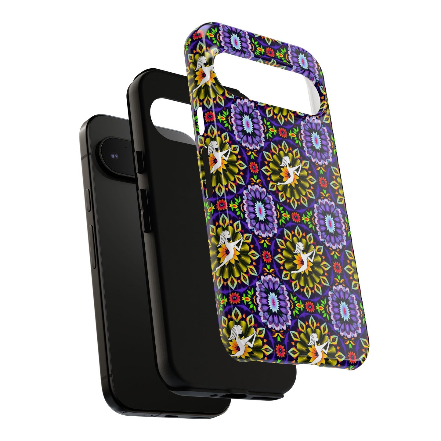 Tough Cases, Sagittarius, Zodiac v1, Flower Pattern