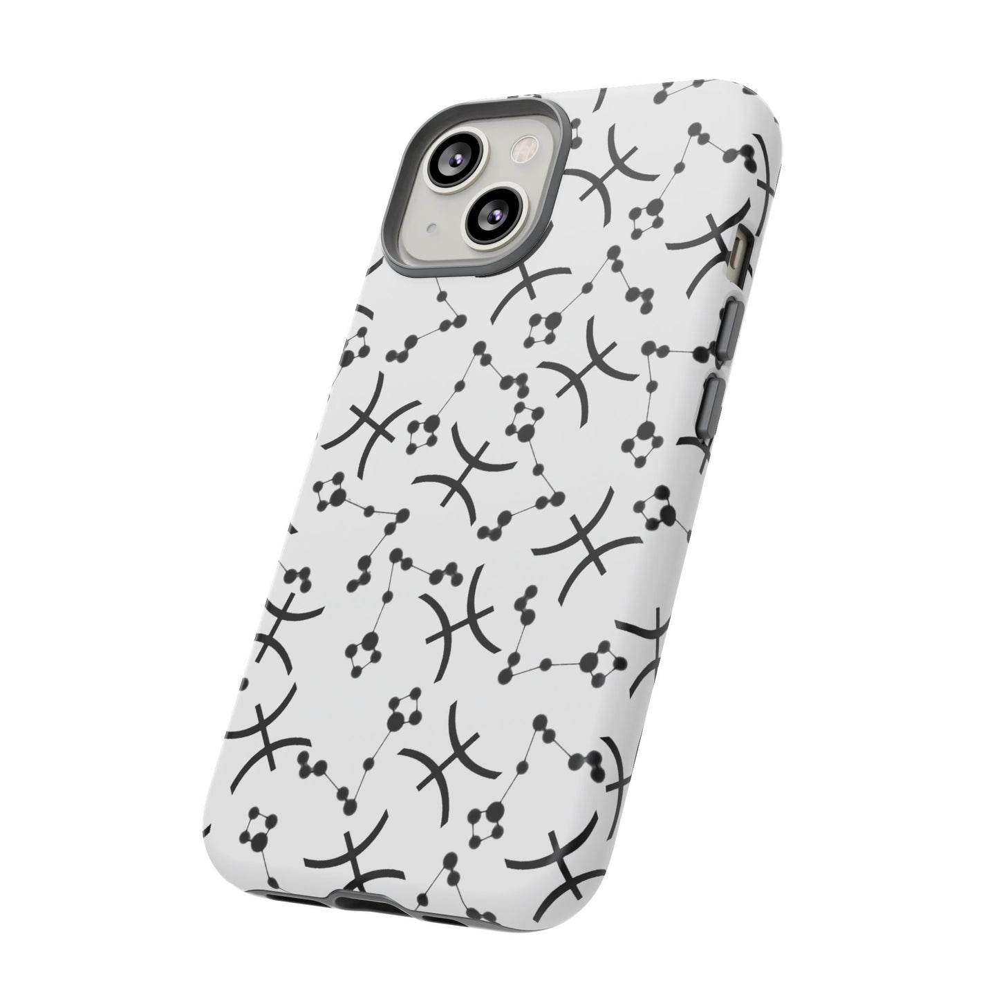 Tough Cases with the Pisces Zodiac sign for iPhone, Samsung Galaxy, and Google Pixel devices