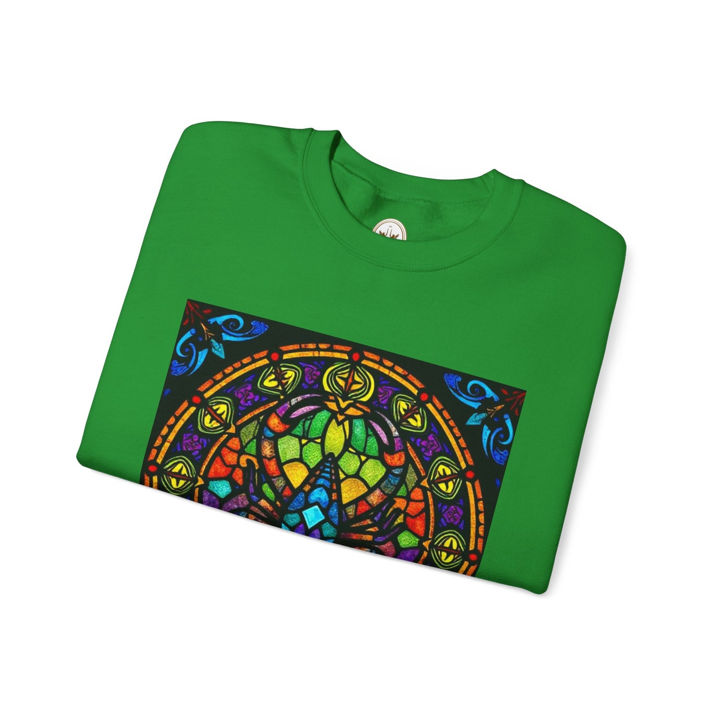 Unisex Heavy Blend™ Crewneck Sweatshirt, Glass 1, Scorpio Zodiac Design